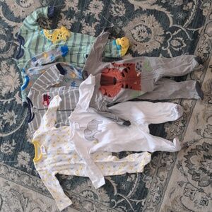 6 Cozy Kids Pajama, Sleep And Plays